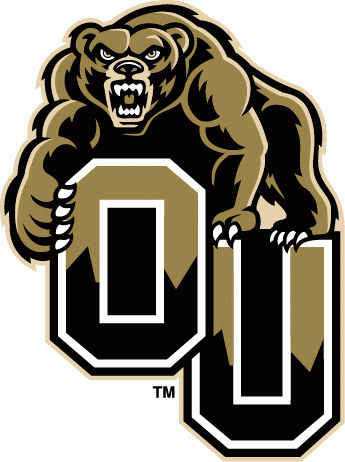 Oakland Golden Grizzlies 2002-2008 Primary Logo iron on transfers for fabric